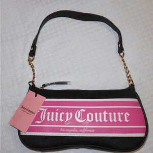 @benjamintroja - RESERVED - Juicy Couture Pink and Black Shoulder Bag NWT